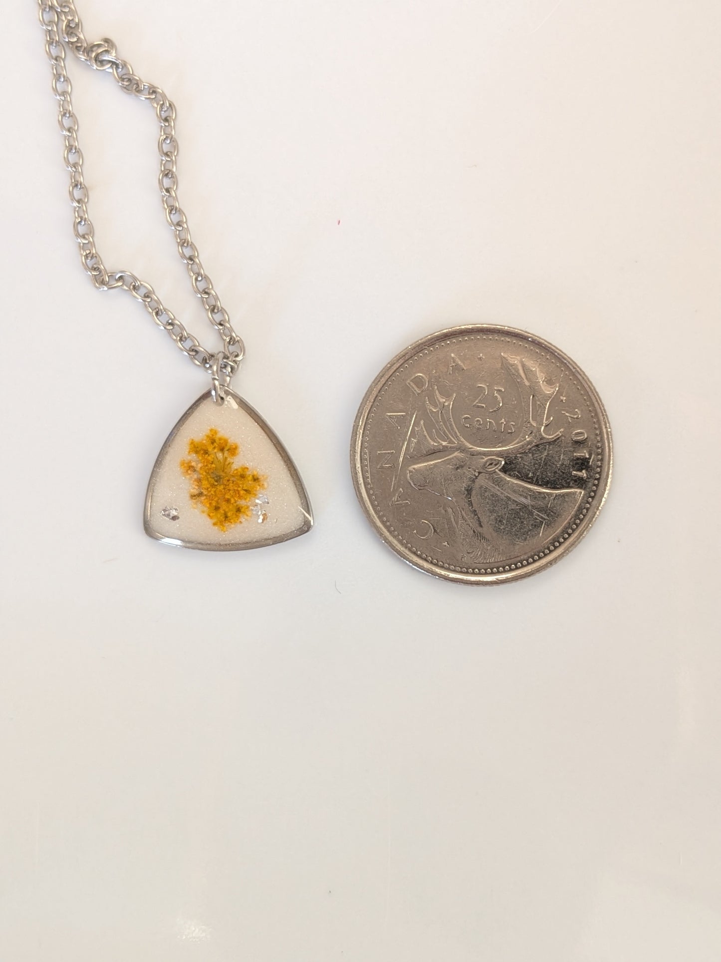 Orange floral with white background