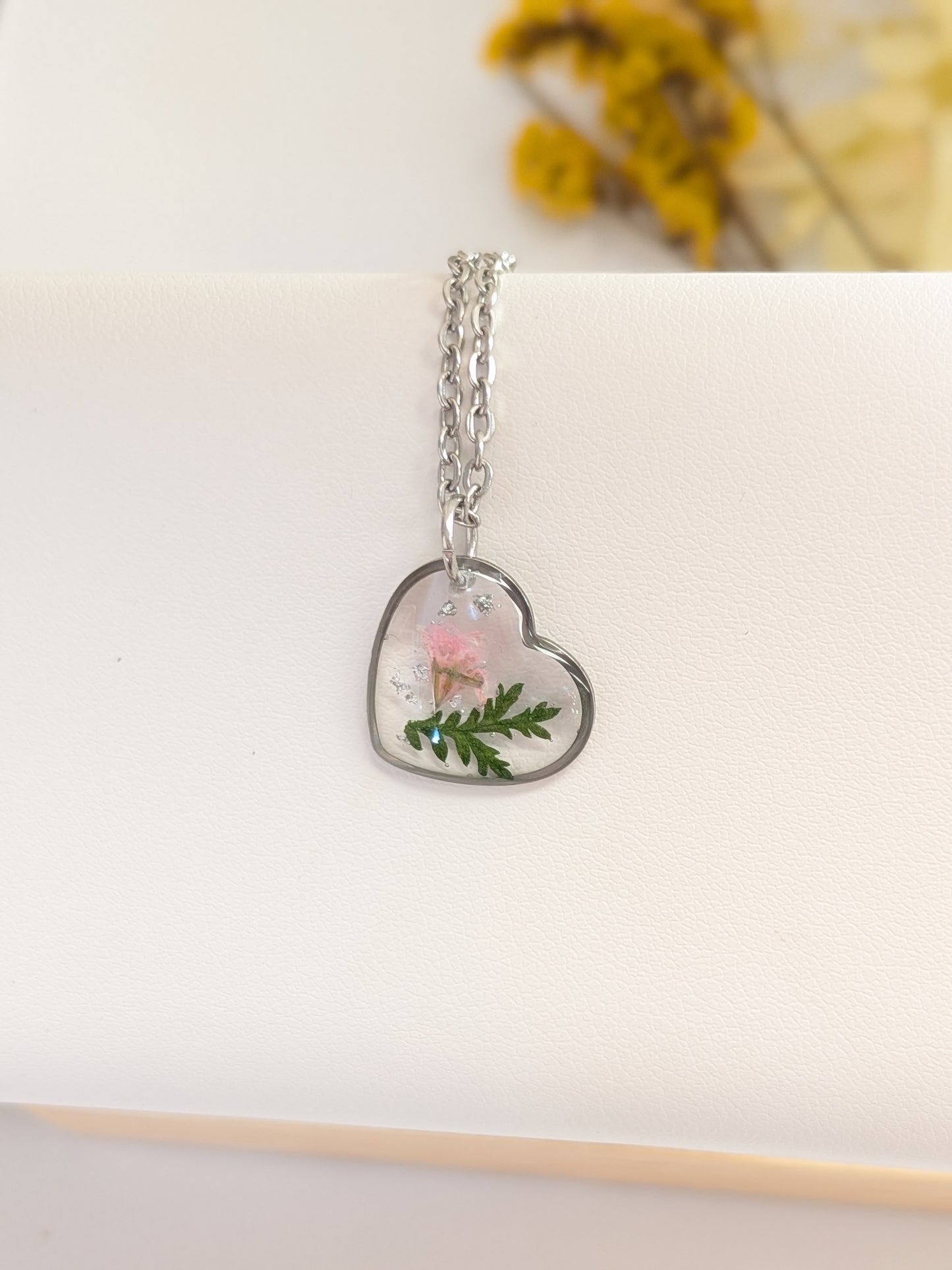Floral, fern pendant