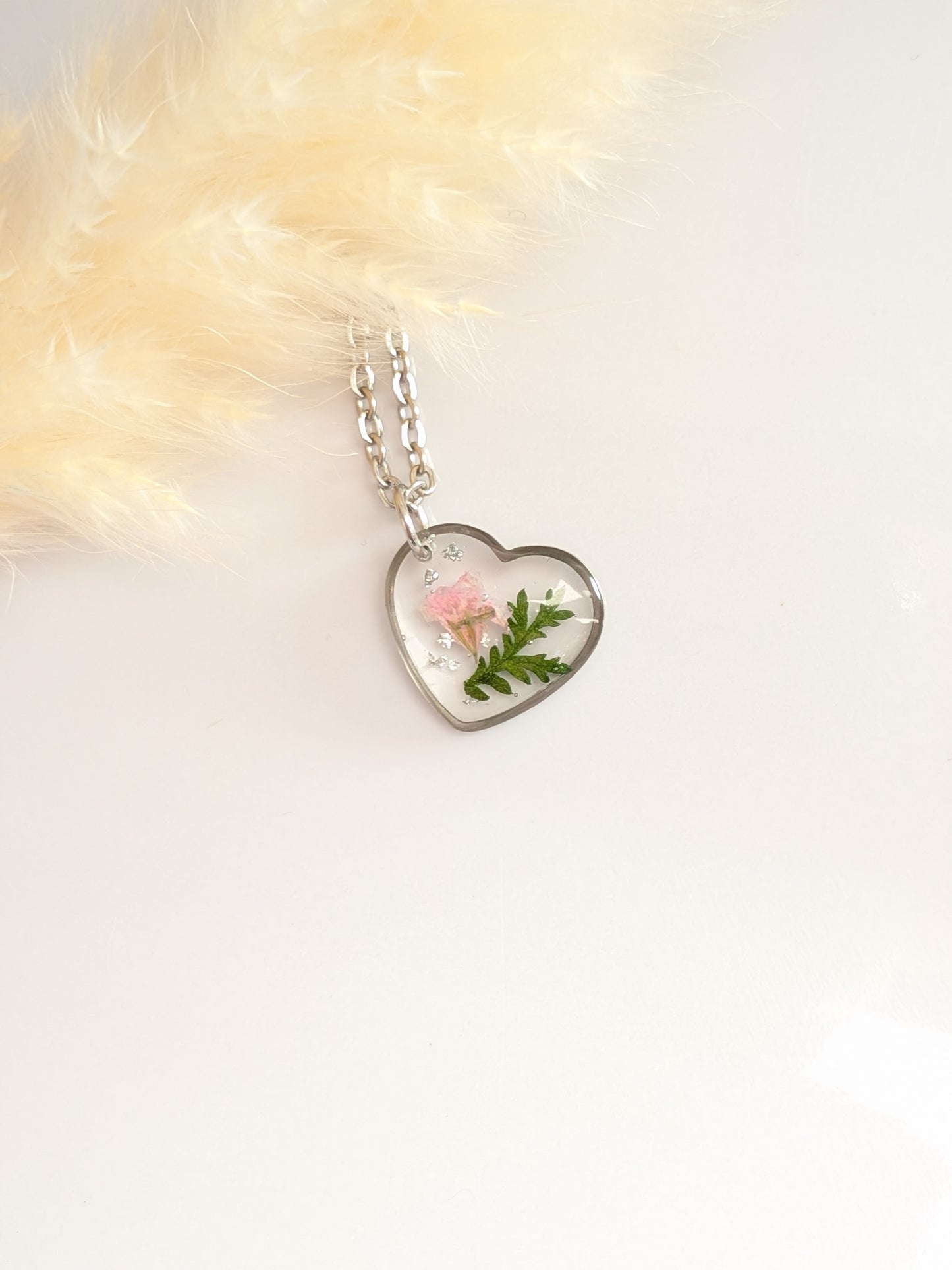 Floral, fern pendant